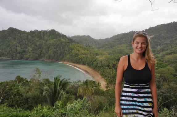 Chegando à Englishman's Bay, durante viagem de Speyside à Crownpoint, em Tobago